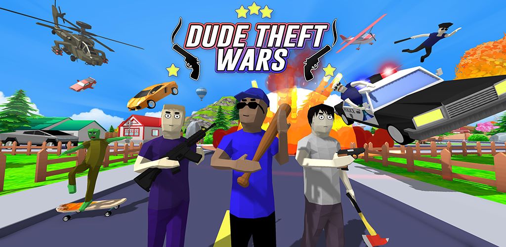 دانلود بازی dude theft wars مود شده